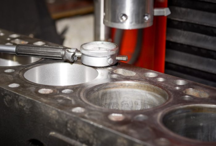 Восстановление постелей (шеек) блока цилиндра